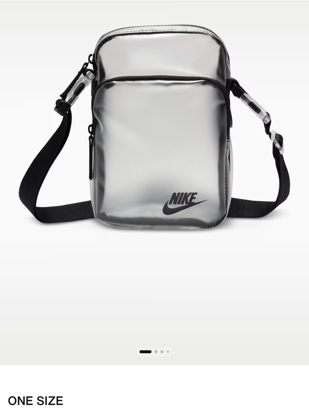 NEW Nike Crossbody Belt Bag with Black Strap. Recycled MaterialsCrystal Bag.